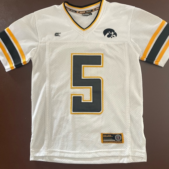 High quality Iowa Hawkeye youth jersey.  All numbers and letters appliquéd. - Picture 1 of 11